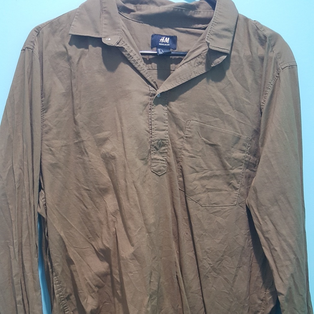 H&M Men's fitted dress shirt - Large